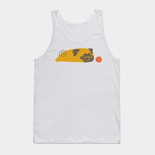 Bored Pug Abstract Tank Top